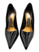 Tom Ford Shoe Size 40 Black & Gold Patent Leather Pointed Toe Gold Heel Pumps Black & Gold / 40