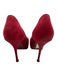 Yves Saint Laurent Shoe Size 36 Burgundy Suede Platform Almond Toe Pumps Burgundy / 36