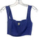 Mara Hoffman Size 2/00 Purple Tencel Smocked Detail High Waist Crop Skirt Set Purple / 2/00