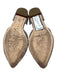Alice + Olivia Shoe Size 38 Taupe Gray Leather Upper Python Embossed Pump Flats Taupe Gray / 38