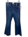 Frame Size 33 Dark Wash Cotton Denim High Waist Flare Jeans Dark Wash / 33