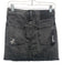 Rag & Bone Size 25 Charcoal Gray Cotton Denim Raw Hem Button & Zip Fly Skirt Charcoal Gray / 25