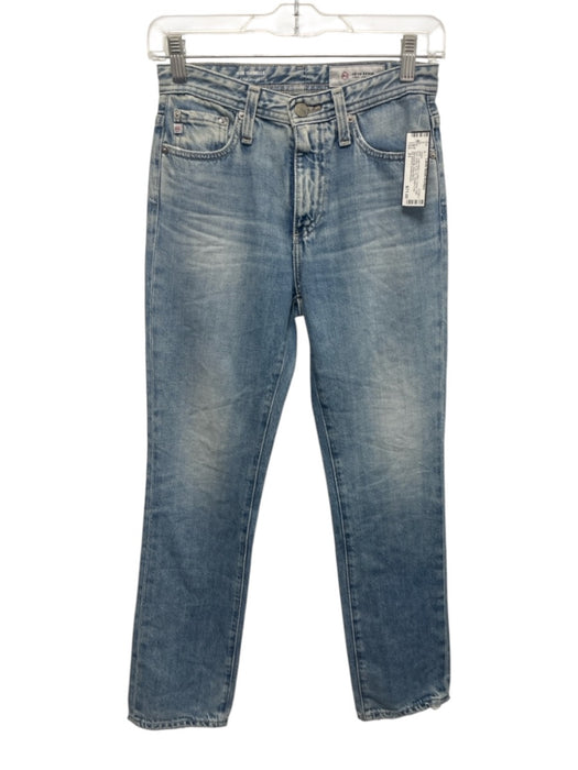 AG Adriano Goldschmied Size 23 Light Wash Cotton Denim High Rise Jeans Light Wash / 23