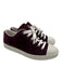 Prada Sport Shoe Size 37.5 Maroon Purple & White Leather Upper Suede Sneakers Maroon Purple & White / 37.5