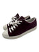 Prada Sport Shoe Size 37.5 Maroon Purple & White Leather Upper Suede Sneakers Maroon Purple & White / 37.5