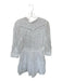 Love Shack Fancy for Target Size M White Cotton 3/4 Sleeve High Neck Mini Dress White / M