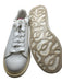 Alexander McQueen Shoe Size 37 Off White Leather Silver Detail Platform Sneakers Off White / 37
