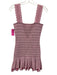Loveshackfancy Size S Pink Cotton Shirred Sleeveless Embroidered Detail Dress Pink / S