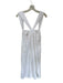 Maeve Size 16 White Viscose Blend Button Up Square Neck Maxi Side Zip Dress White / 16