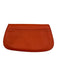 Tory Burch Orange Coated Leather Magnetic  Flap Crossbody Strap Bag Orange