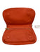 Tory Burch Orange Coated Leather Magnetic  Flap Crossbody Strap Bag Orange