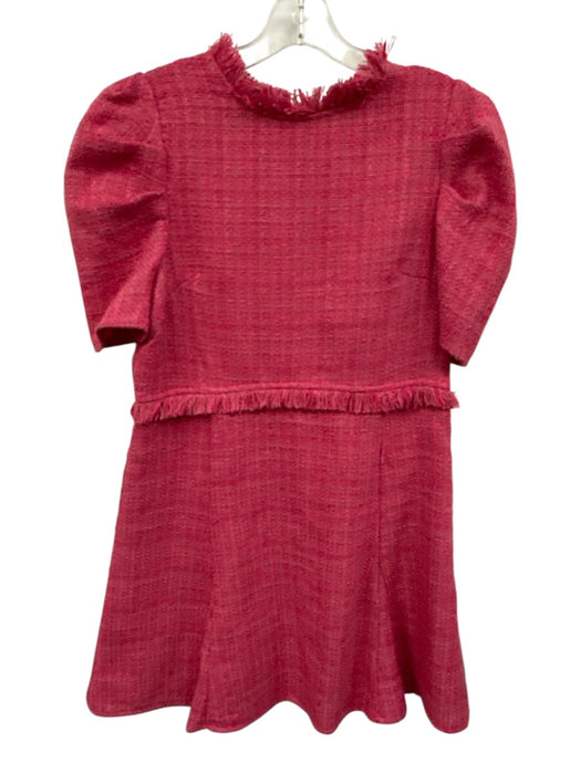 Fate Size L Pink Polyester Short Sleeve Woven Knee Length Dress Pink / L