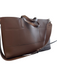 Calpak Brown Leather Silver Hardware Computer insert Crossbody Tote Bag Brown / L