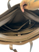Calpak Brown Leather Silver Hardware Computer insert Crossbody Tote Bag Brown / L