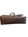 Calpak Brown Leather Silver Hardware Computer insert Crossbody Tote Bag Brown / L
