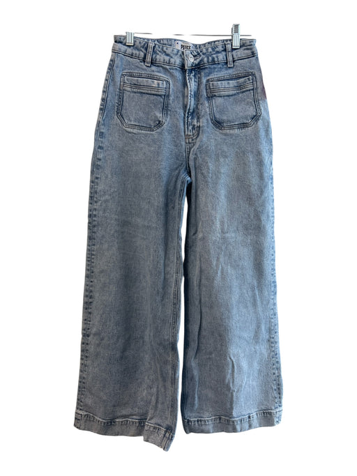 Paige Size 27 Light Wash Cotton Front Pocket High Rise Zip Up Jeans Light Wash / 27