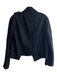 KUT Size S Black Polyester Suede Long Sleeve Side Pockets Cropped Jacket Black / S