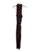 Diane Von Furstenberg Size M Black & Red No Fabric Tag Sleeveless Jumpsuit Black & Red / M