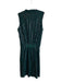 Diane Von Furstenberg Size 8 Green & Black Silk Sleeveless Sequin Dress Green & Black / 8