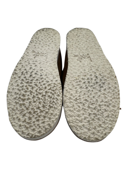 Beek Shoe Size 9 Brown, White, Multi Suede Sherpa Color & Fabric Block Moccasins Brown, White, Multi / 9