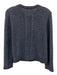 Alex Mill Size M Slate Blue Wool & Cotton Loose Knit Buttons Cardigan Slate Blue / M