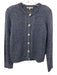 Alex Mill Size M Slate Blue Wool & Cotton Loose Knit Buttons Cardigan Slate Blue / M