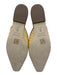 Staud Shoe Size 39.5 Beige & Brown Raffia Leather Detail Bow Detail Flats Mules Beige & Brown / 39.5