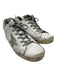 Golden Goose Shoe Size 39 White & Teal Green Leather Low Top Star Sneakers White & Teal Green / 39
