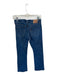 Levis Size 4 Dark Wash Cotton Blend Boot Cut High Waist Zip Fly Jeans Dark Wash / 4