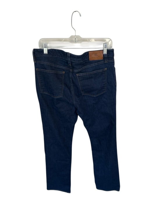 Polo Ralph Lauren Size 12 Dark Wash Cotton Blend High Waist Boot Cut Jeans Dark Wash / 12
