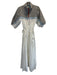 Daily Practice Size Small White, Blue, Red Cotton Short Sleeve Quarter Zip Dress White, Blue, Red / Small
