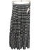 Seafolly Size XS Black, Gray, White Cotton Elastic Waist Plaid Tiered Maxi Skirt Black, Gray, White / XS