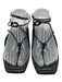 St. Agni Shoe Size 39 Black Leather Square Toe Braid Detailing Sandals Black / 39