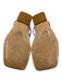 Alias Mae Shoe Size 38 Light Brown Leather Square Toe Thong Strap Flats Sandals Light Brown / 38