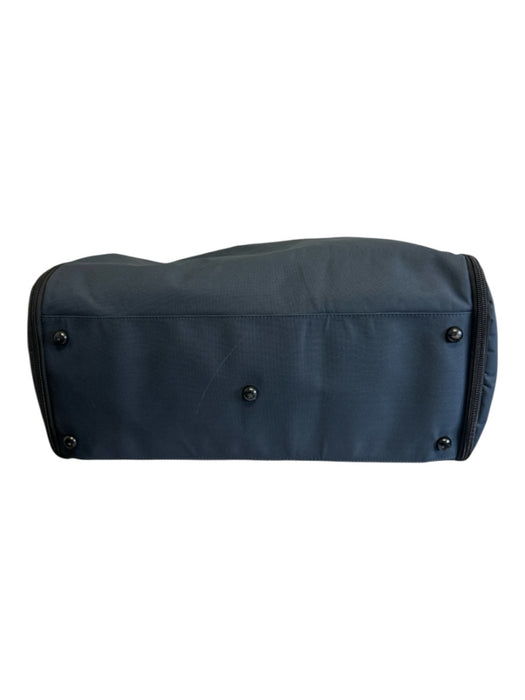 Halfday Navy Blue & Black Polyester crossbody strap Duffle Luggage Navy Blue & Black