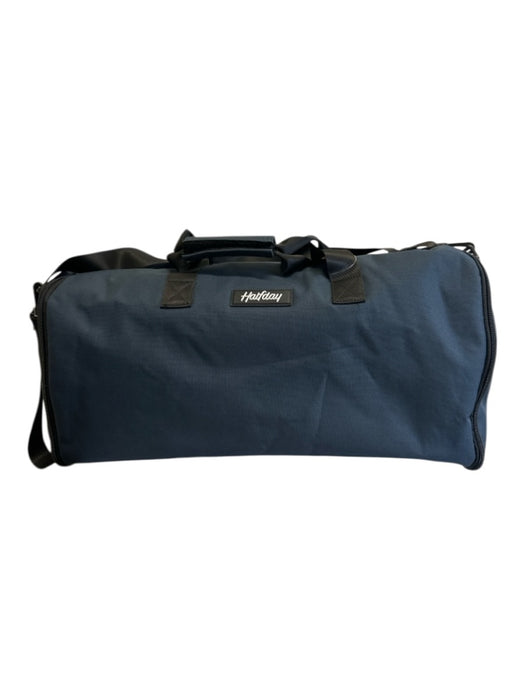 Halfday Navy Blue & Black Polyester crossbody strap Duffle Luggage Navy Blue & Black