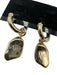 Aje Gold Gold Plated brass Hoop drop clicker Earrings Gold
