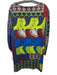 Tsumori  Chisato Size 2 Royal Blue, Red & Multi Wool Long Sleeve Wide Neck Dress Royal Blue, Red & Multi / 2