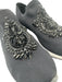 Jimmy Choo Shoe Size est 6 Black textile upper Rhinestone Embellished Sneakers Black / est 6