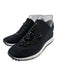 Jimmy Choo Shoe Size est 6 Black textile upper Rhinestone Embellished Sneakers Black / est 6