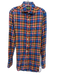 Sid Mashburn Size S Blue & Red Wool Blend Plaid Button Up Long Sleeve Shirt Blue & Red / S