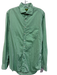 Sid Mashburn Size S Green Cotton Solid Button Up front pocket Long Sleeve Shirt Green / S