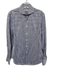 Suitsupply Size 14.5 Blue & White Cotton Gingham Spread Collar Long Sleeve Shirt Blue & White / 14.5