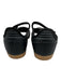 Adidas Shoe Size 5.5 Black, White, Brown Leather Gum sole Stripe Sneakers Black, White, Brown / 5.5