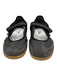 Adidas Shoe Size 5.5 Black, White, Brown Leather Gum sole Stripe Sneakers Black, White, Brown / 5.5