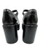 Jeffrey Campbell Shoe Size 6.5 Black Leather Upper Mary Jane Square Toe Pumps Black / 6.5