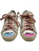 Golden Goose Shoe Size 37 White, Pink, Multi Leather Lace Up Doodle Sneakers White, Pink, Multi / 37