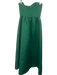 Amsale Size 6 Green Polyester Strapless Bow Gathered Waist Full Length Gown Green / 6