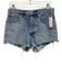 Agolde Size 27 Light Wash Cotton Denim Raw Hem Button Fly Cutoff Shorts Light Wash / 27