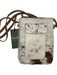 Myra Bag Cream & Brown Pony Hair Leather Strap Zip Close Crossbody Bag Cream & Brown / S
